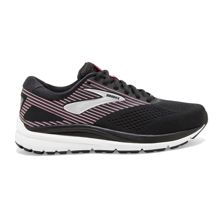 Brooks Addiction 14 Women's Road Running Shoes - Black/Hot Pink/Silver (02591-VAYC)